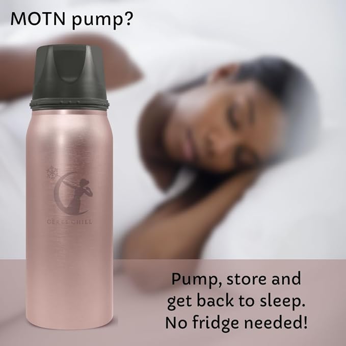 CERES CHILL OG Breastmilk Chiller & Warmer – 12–34oz Portable Breast Milk Cooler, Storage & Baby Bottle for Travel, Work or On-The-Go – Pump Compatible Container – Dawn