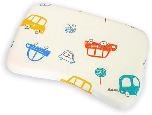 Soft and Breathable Small Pillow with Machine Washable,Rainbow (for 1 to 2 Year olds (Gray, 20'' x 11.2'')