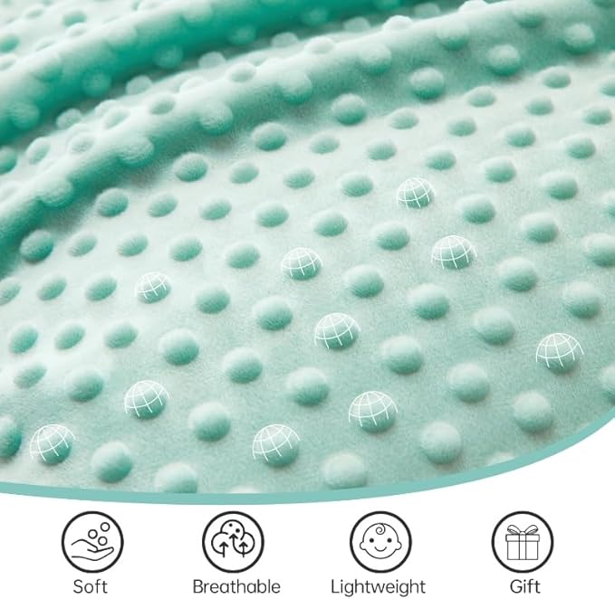 QSTEHEML Baby Blankets for Boys Neutral,Super Soft Nursery Minky Blanket Unisex, Baby Gifts Double Layer with Dotted Backing, Nursery Blanket for Crib Stroller(Bear, 30 * 40inch)