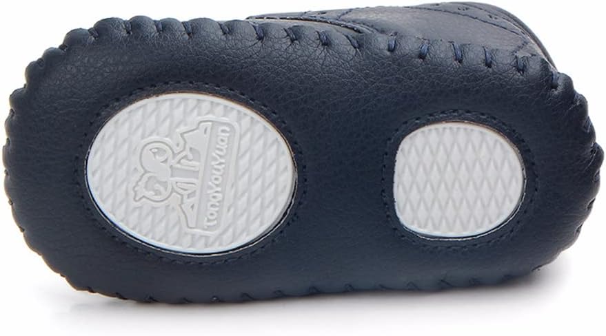 LONSOEN Baby Girls Boys Loafers Prewalker Dress Crib Shoes