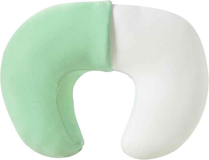 Nursing Pillow, Plus Size Breastfeeding Pillow Original Support for Baby Boys Girls Breastfeeding Essentials, with Removable Soft Cotton Cover (Green, Standard (23.62 * 18.11 * 5.91 Inches))