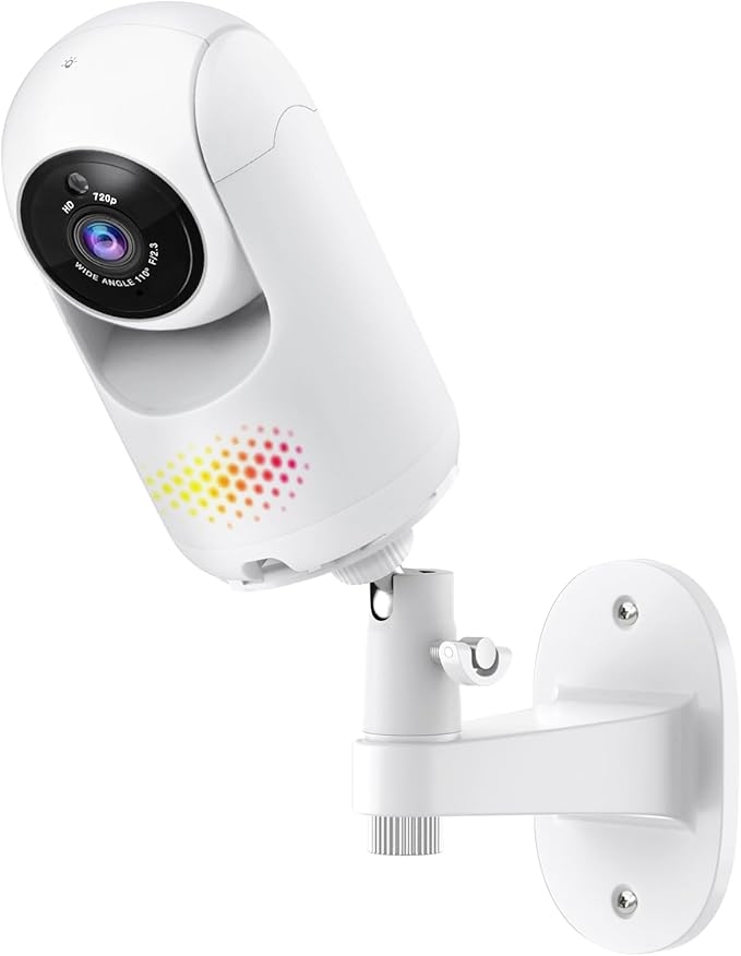 Adhesive Baby Monitor Wall Mount Compatible with VTech Advanced HQ Max, Ajustable Baby Monitor Stand Without Drilling and Wall Damage