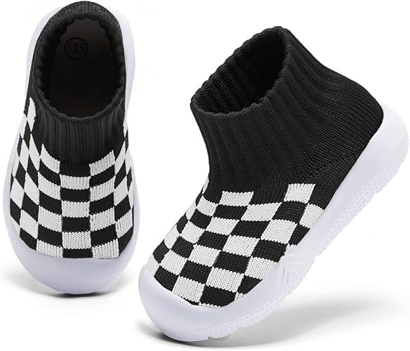 MORENDL Toddler Sock Shoes Baby Walking Shoes Infant Slippers Boys & Girls Non-Slip Sneakers