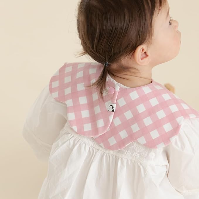 Konny Baby Bibs Set, 360 ° Rotate, Soft and Absorbent Bandana Drooling for Boys Girls baby Essentials