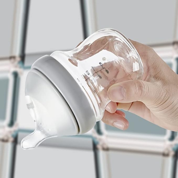 Haakaa Generation 3 Glass Baby Bottle 6 oz/160 ml, 1 PK (Peach)