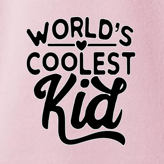 World's Coolest Kid Funny Cute Humor Infant Premium Jersey Baby Bib
