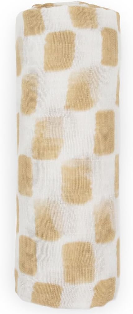 Little Unicorn Premium Cotton Swaddle Baby Blanket | Breathable Fabric | for swaddling, Play, Nursing & More (Adobe Checker)