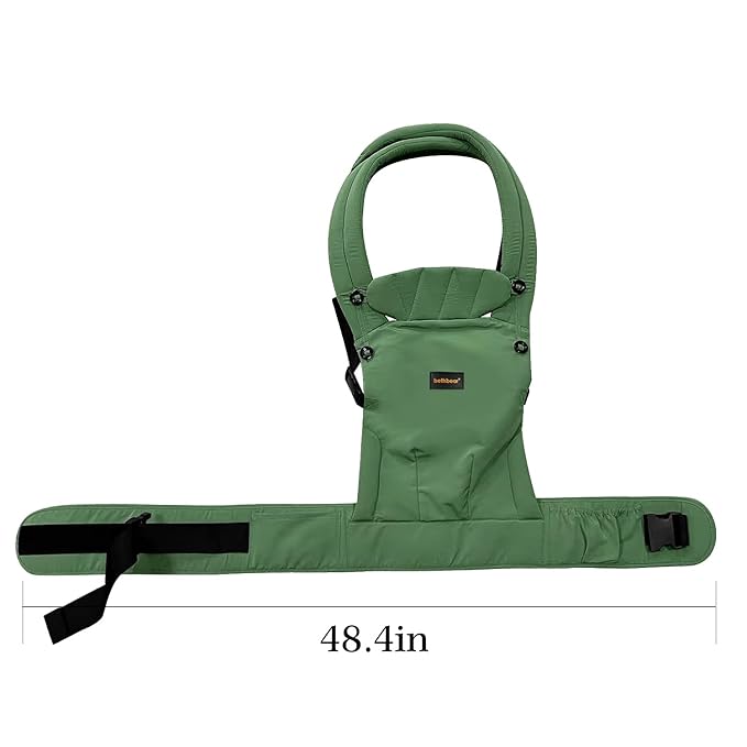 Baby Carrier Newborn to Toddler 7-45 lbs with Natural Material, Ergonomic Design,Versatile and Adjustable,Hands Free for Moms&Dads,Green