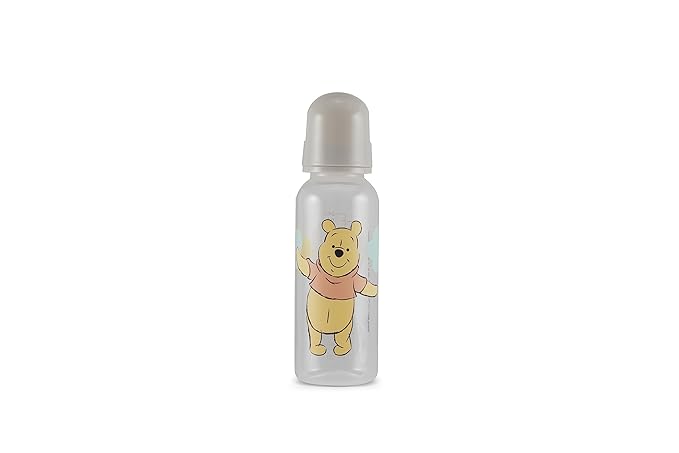Baby Bottles 9 oz for Boys and Girls| 3 Pack of Disney Winnie The Pooh Pose Infant Bottles for Newborns and All Babies | BPA-Free Plastic Baby Bottle for Baby Shower