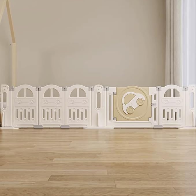 Baby Gate for Stairs Dog Door Pet Door for Stairs, porches and fireplaces Strong Suction Cup Reinforced can be Changed at Will and with Drawing Board(Total Length:107.48)