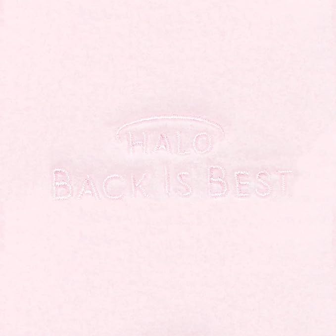 HALO Micro-Fleece Sleepsack Swaddle, 3-Way Adjustable Swaddle Blanket for Newborn and Infants, TOG 3.0 for Cold Climates, Hip Healthy, Soft Pink, Small, 3-6 Months