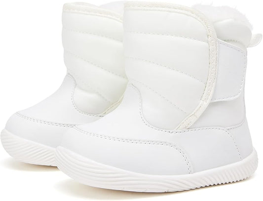 BMCiTYBM Baby Boy Girl Snow Boots Waterproof Winter Warm Booties Nonslip Lightweight Outdoor Shoes for First Walkers 6 9 12 18 24 Months(Infant/Toddler)