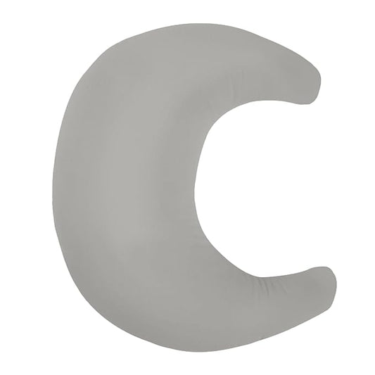 snuggle me Organic Nursing Pillow (New 2025 Design) | Bottle & Breastfeeding Pillow with Organic Cotton Cover & Fiberfill, Machine Washable Feeding Pillow, Newborn Essentials Must Haves (Stone) - v2