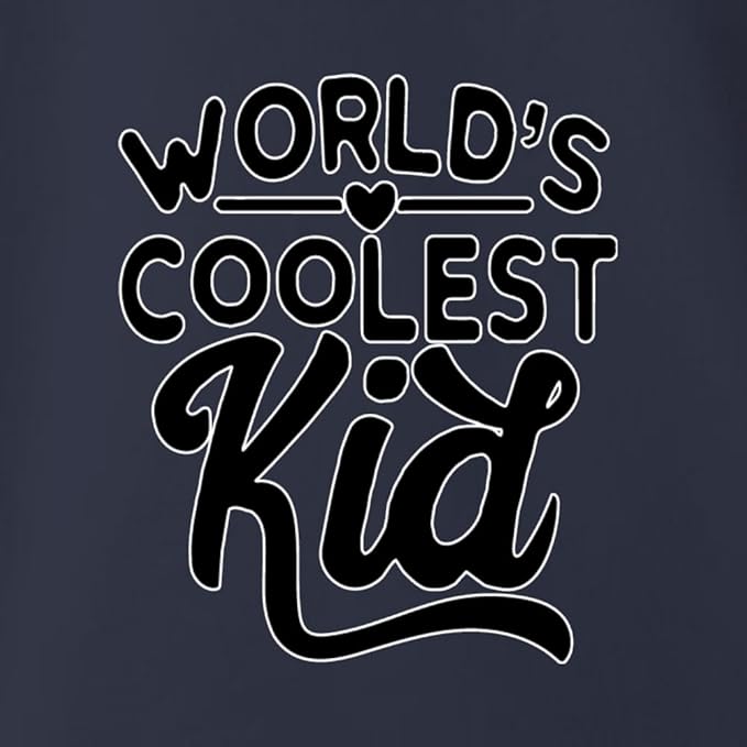 World's Coolest Kid Funny Cute Humor Infant Premium Jersey Baby Bib