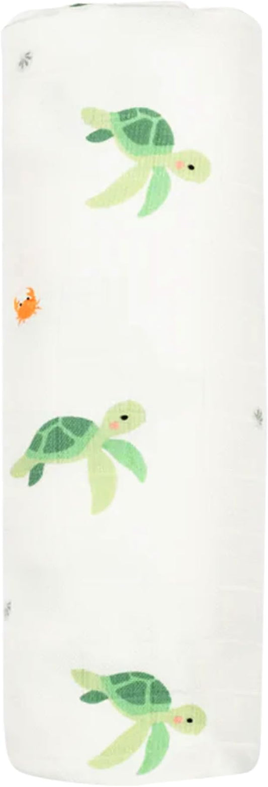 Muslin Baby Swaddle - Breathable Receiving Blankets for Newborn Baby, 70% Viscose derived from Bamboo, 30% Spandex, Imported