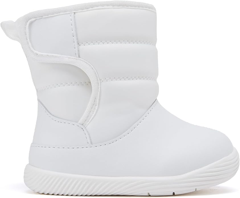 BMCiTYBM Baby Boy Girl Snow Boots Waterproof Winter Warm Booties Nonslip Lightweight Outdoor Shoes for First Walkers 6 9 12 18 24 Months(Infant/Toddler)