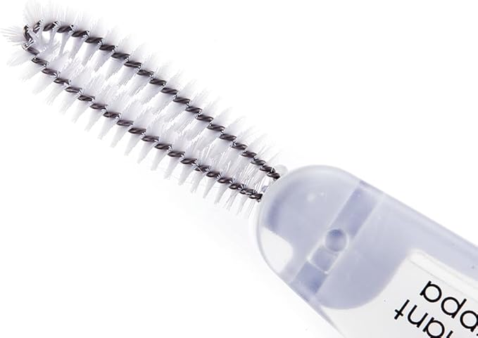 3 in 1 Cleaning Brush, Portable Stainless Steel with Nylon Bristle Cleaner Ergonomic, Lightweight Design for Effective Cup and Bottle Scrubbing Compact Tool for Quick Rinsing, White