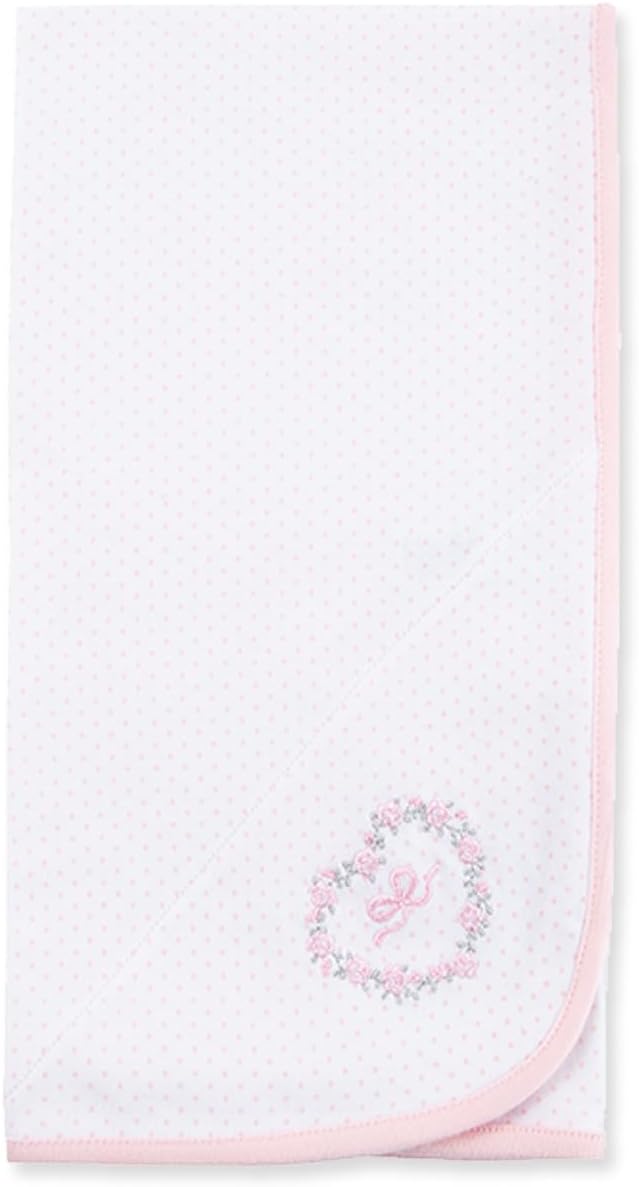 Little Me Blankets for Baby Girls' Thank Heaven for Little Girl's Swaddling Receiving Blanket