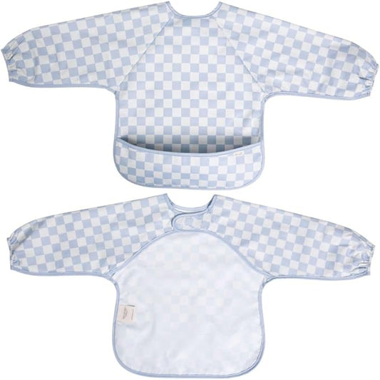 Ali+Oli Smock Bibs for Babies, BPA-Free Oeko-Tex Certified, Waterproof Baby Smock, Machine Washable, Toddlers Ages 6m+