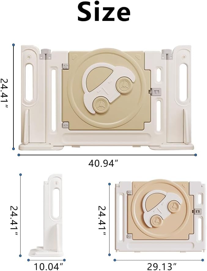 Baby Gate for Stairs Dog Door Pet Door for Stairs, porches and fireplaces Strong Suction Cup Reinforced can be Changed at Will and with Drawing Board（40.94“）