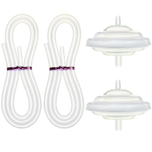 PumpMom-us Backflow Protector and Tubing for Spectra, Replacement Breast Pump Parts for Spectra S1 Spectra S2 Spectra 9 Plus (Not Original Spectra S2 Accessories)