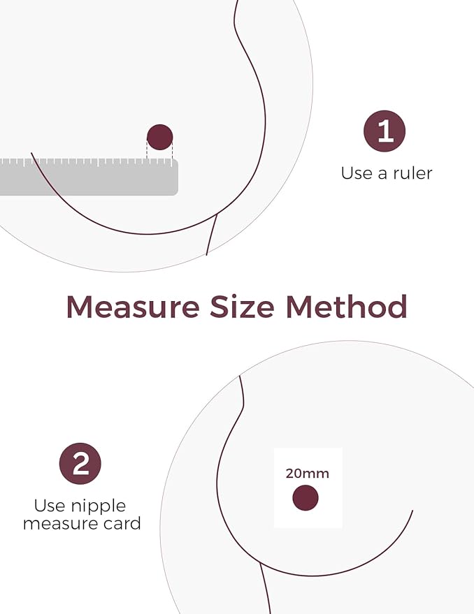 Momcozy Original Replacement Accessories for M5| M6| M9, Food-Grade Silicone & BPA Free, Original Breastfeeding Parts, Inserts 17mm, 4 Pack