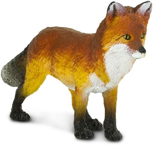 Safari Ltd. Red Fox Figurine - Detailed 3.5" Plastic Model Figure - Fun Educational Play Toy for Boys, Girls & Kids Ages 1+