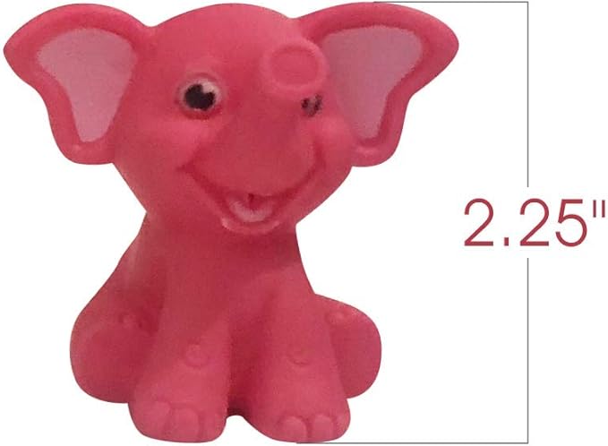 ArtCreativity Rubber Water Squirting Elephants, Pack of 12, Bathtub and Pool Toys for Kids, Safe and Durable Water Squirters, Birthday Party Favors, Goodie Bag Fillers