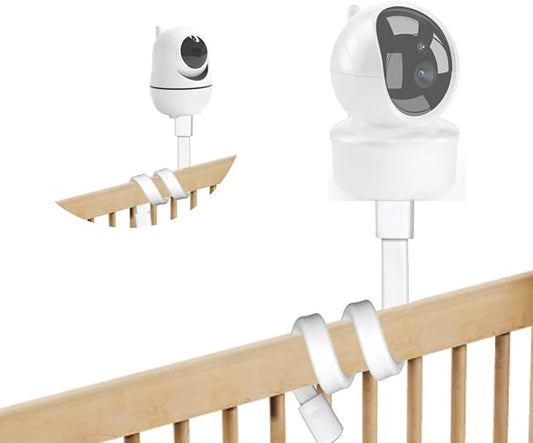 iFamily Flexible Mount Shelf Baby Camera ABM570/SM43E/SM43EV2/SM653/70A/6TY WiFi Camera, UKSUP 663, mounting on Baby Bed or Wall Mount Shelf, Curtain Rods Without Hurting Wall Surface.