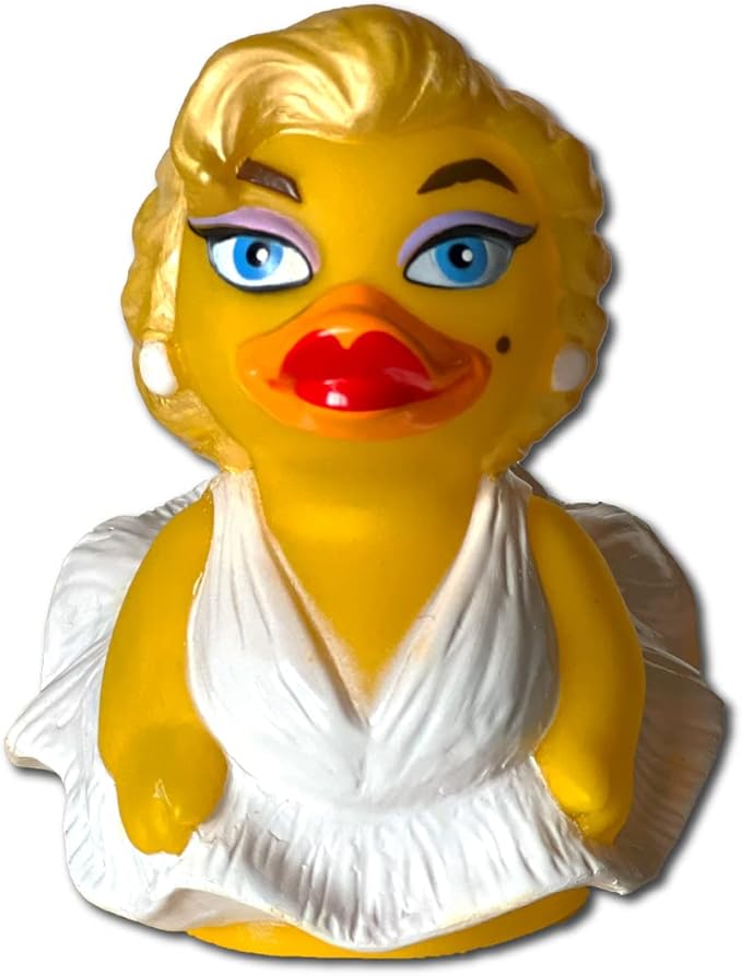 CelebriDucks - Pond Bombshell - Floating Rubber Ducks - Collectible Bath Toy Gift for Kids & Adults of All Ages