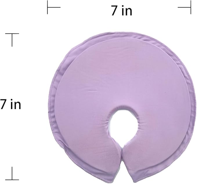 Reusable Breast Ice Packs, Breast Therapy Pack, Breastfeeding Essentials, for Breastfeeding Relief, Engorgement, Swelling Augmentation, Mastitis, Mastectomy Recovery, 2 Pack, Purple (Elastic Gel)