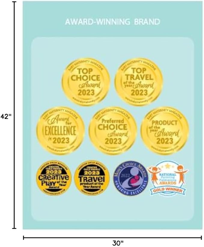 Regalo Heritage and Home Wooden Extra Wide Stairway and Hallway Walk Through Baby Safety Gate with Mounting Kit