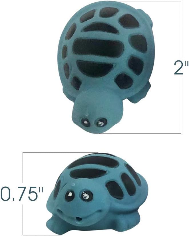 ArtCreativity Rubber Water Squirting Turtles, Pack of 12, Bathtub and Pool Toys for Kids, Safe and Durable Water Squirters, Birthday Party Favors, Goodie Bag Fillers