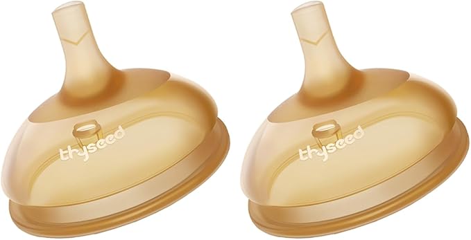 thyseed Infant Straw Cups Soft Spout Replacement 6M+ 2 Pack