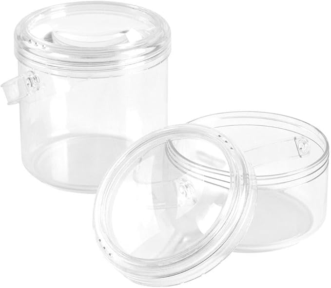 Kaplan Early Learning Carry and Discover Magnification Containers - Set of 2, Science STEM Nature Exploration Jars for Toddlers Ages 18+ Months