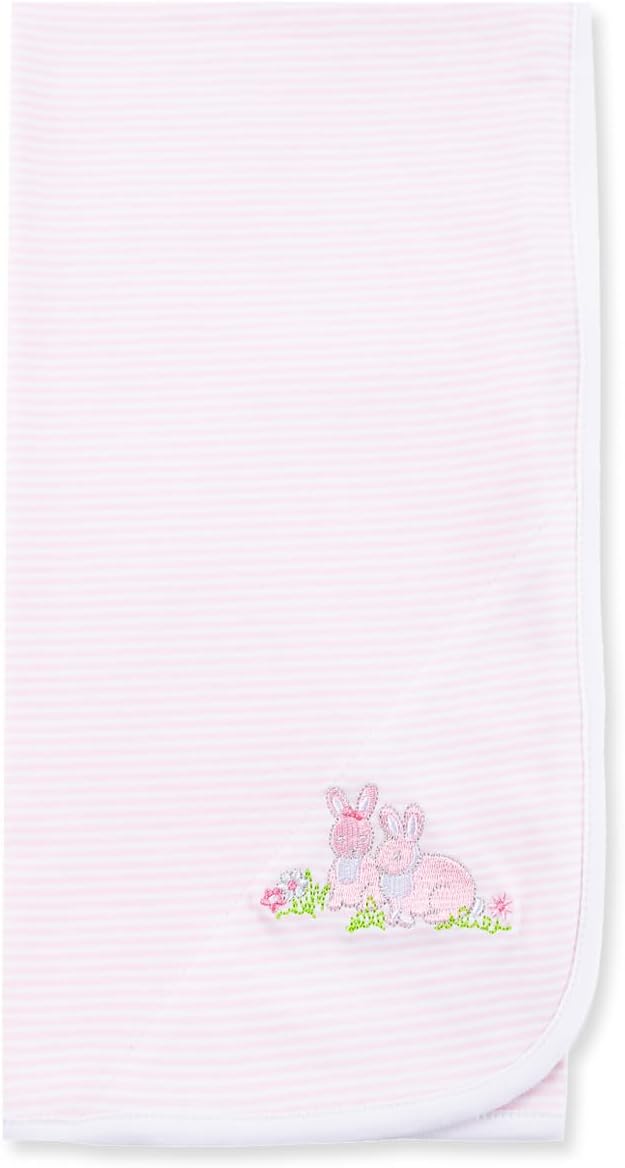 Little Me Blankets for Baby Girls' Blankets for Baby Bunnies Swaddling Receiving Blanket