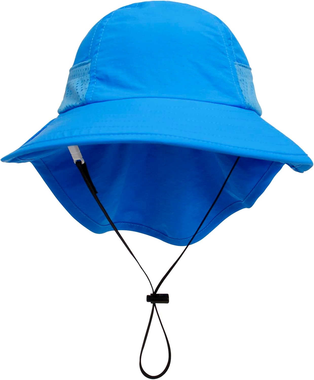 CHUNG Baby Sun Protection Hat Summer Toddler Adjustable UPF 50+ Wide Brim Neck Flap Beach Caps Boys Girls 1-12 Years Kids