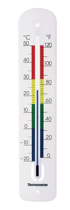 15 inch Large Numbers Premium Outdoor Thermometer Waterproof Decorative (Upgraded Accuracy and Design)