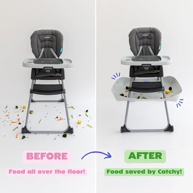 CATCHY - Food Catcher - Compatible with Century Dine On 4-in-1 High Chair + 11 Other High Chairs - Highchair Sold Separately - Baby & Toddler Food & Mess Catcher - Under High Chair Accessory