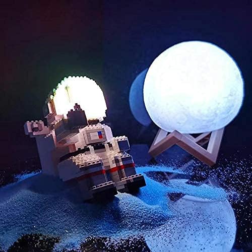 Finger Rock Astronaut Mini Building Blocks Micro Building Kits for Adults Teens 14+ Space Toys Gifts - Compatible with Nano(1008 Pieces)