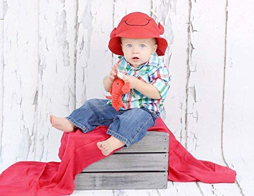 Nookums Paci-Plushies Buddies - Lobster Pacifier Holder - Adapts to Name Brand Pacifiers, Suitable for All Ages, Plush Toy Includes Detachable Pacifier