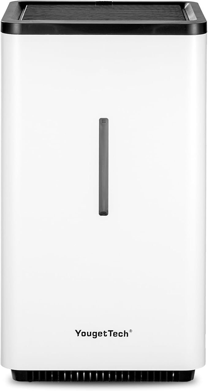 Evaporative Humidifiers |6.5L(1.8Gal) Tank for Whole Room Humidifier | 30 W Cool No Mist Humidifiers | 7 Speed | MAX Output 1500 ml/h | Auto Humid | Top Filling | White