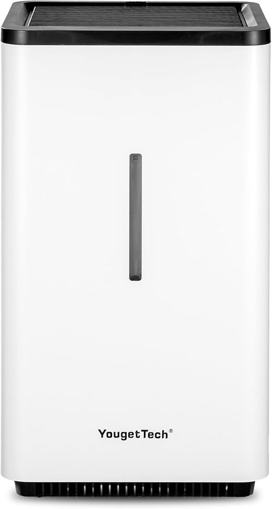 Evaporative Humidifiers |6.5L(1.8Gal) Tank for Whole Room Humidifier | 30 W Cool No Mist Humidifiers | 7 Speed | MAX Output 1500 ml/h | Auto Humid | Top Filling | White