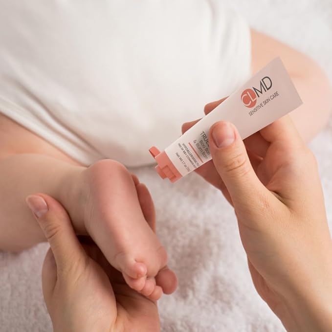 CLMD - TrueLipids Boo-Boo & Bum Balm – Soothing Baby Balm for Diaper Rash, Cuts, Scrapes & Burns – Non-Toxic, Hypoallergenic – Organic Skin Relief – 1.7 fl oz