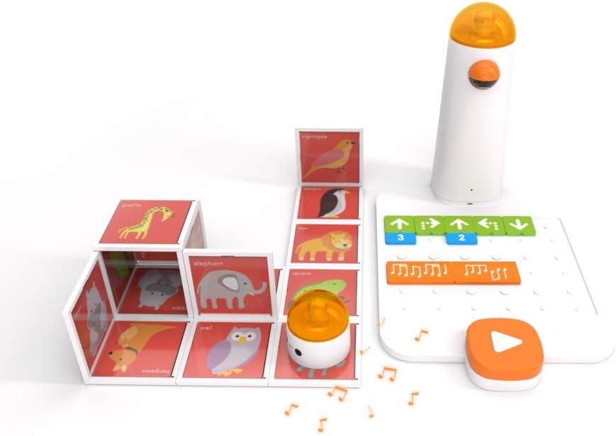 Matatalab Magnetic 3D Map, 16pcs (10x10cm) Magnetic Grids for Coding Robot Set for Kids