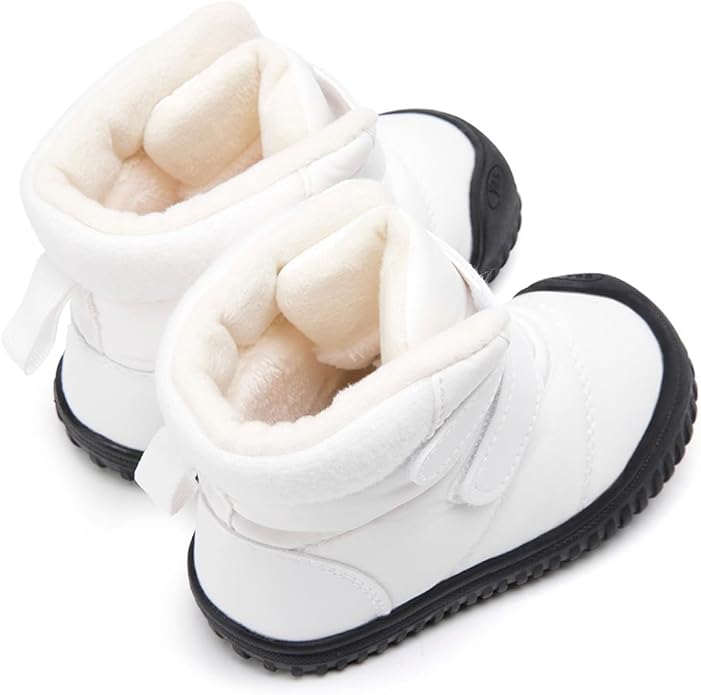 BMCiTYBM Toddler Baby Winter Snow Boots Boy Girl Faux Fur Warm Non Slip First Walking Infant Shoes