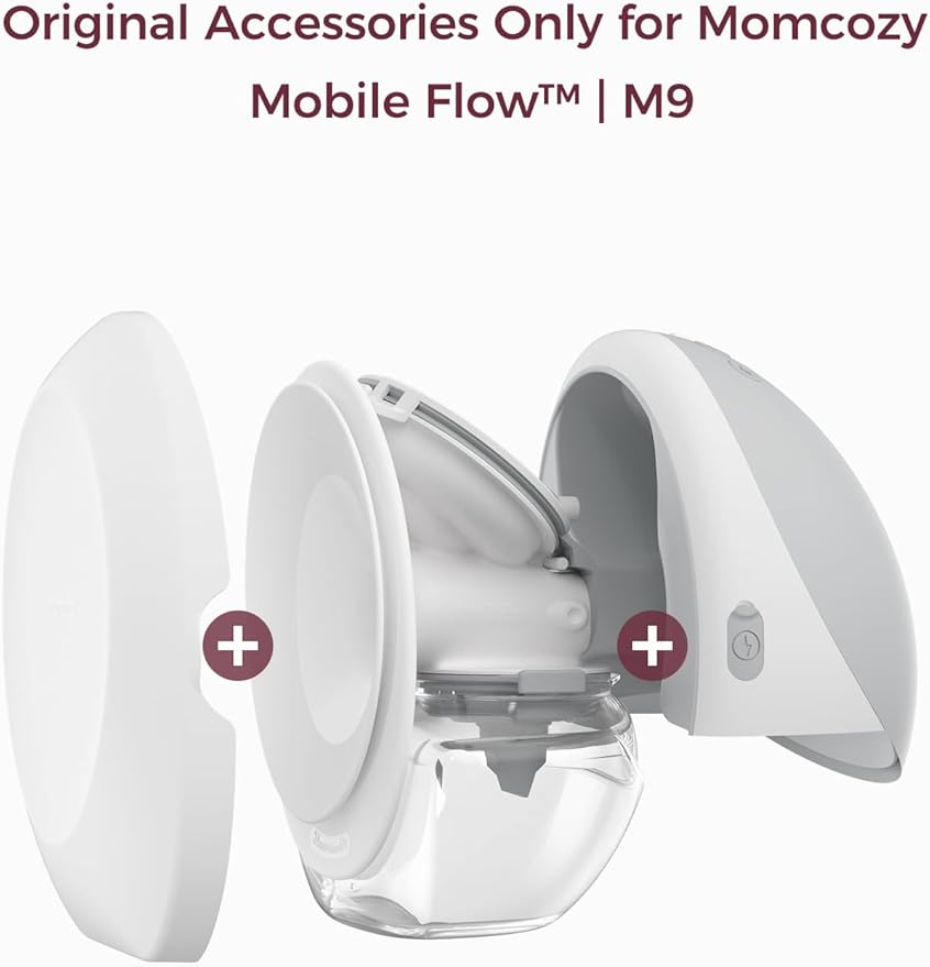 Momcozy Upgrade Replacement Parts Kit for Upgraded M9 Wearable Breast Pump | Full Set Accessories (1 Pack)