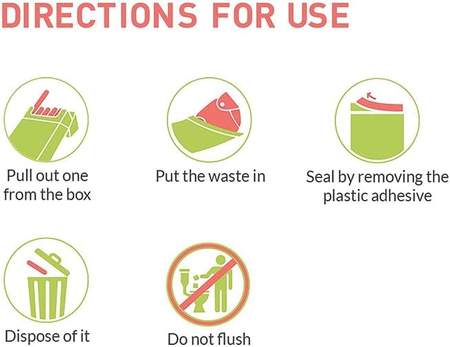 Bodyguard Baby Diaper Disposable Bags - 90 Bags - Leak-Proof Bags for Discreet Disposal of Diapers and Intimate Sanitary Products, 45 Piece Per Pack