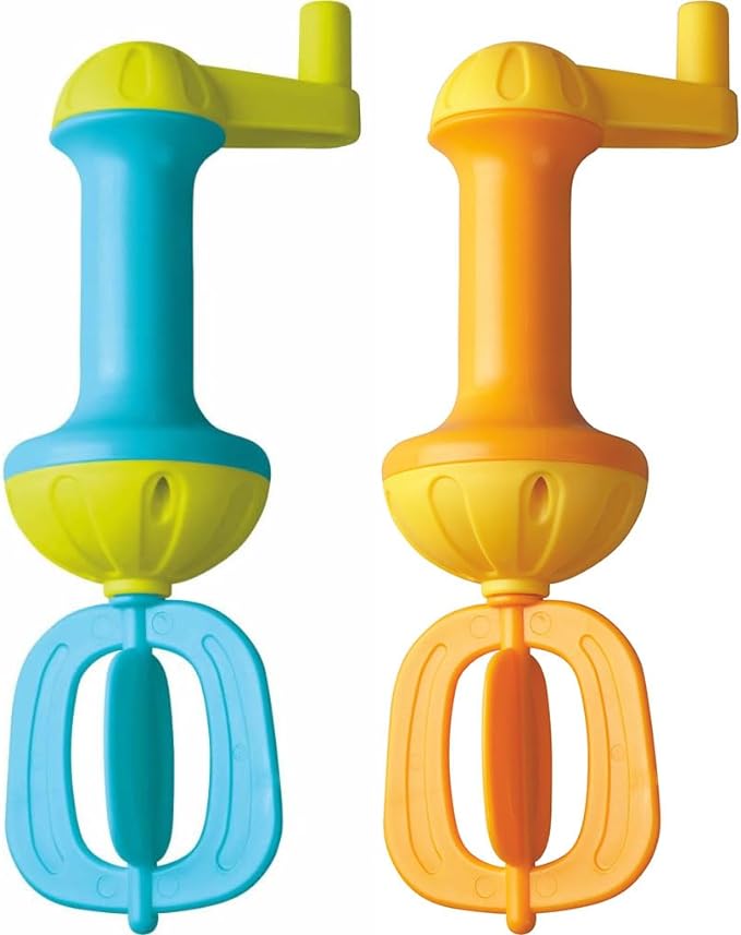 HABA Kids Bubble Bath Whisk 2 Pack - Bath Toys for Sensory Play, Motor Skill Development, Water Play and Bath Time Fun