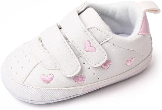 LONSOEN Baby Girls Boys Loafers Prewalker Dress Crib Shoes